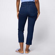 "As Is" DG2 by Diane Gilman Super Stretch Knit Denim Crop Jegging
