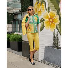 "As Is" DG2 by Diane Gilman The Effortless Stretch Denim Tri-Fit Ca...