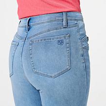 "As Is" DG2 by Diane Gilman Virtual Stretch Denim Skinny Capri Jean