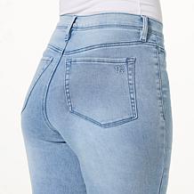 "As Is" DG2 by Diane Gilman Virtual Stretch Denim Straight-Leg Ankl...