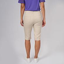 "As Is" DG2 by Diane Gilman Virtual Stretch Solid Denim Pull-On Ber...