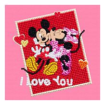 "As Is" Diamond Art Club Disney Mickey and Minnie 3D Card Kit