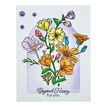 "As Is" Diamond Press Beautiful Day Stamp and Die Kit