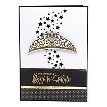 "As Is" Diamond Press Born to Sparkle Stamp, Die and Stencil Set