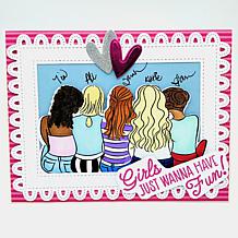"As Is" Diamond Press Girl Squad Stamp and Die Kit