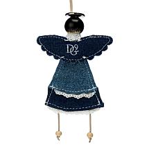 "As Is" Diane Gilman Denim Angel Ornament