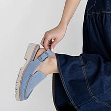 "As Is" Donald Pliner Essex Modern Leather Slingback Loafer