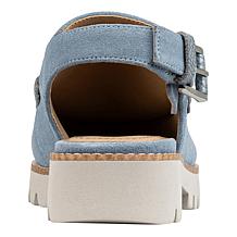 "As Is" Donald Pliner Essex Modern Leather Slingback Loafer