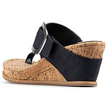 "As Is" Donald Pliner Gyer Buckle Wedge Sandal