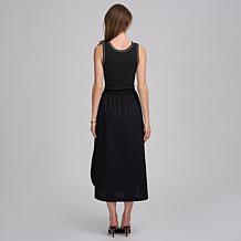 "As Is" Elle Get the Look Mixed Media Dress With Contrast