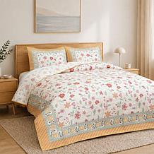 "As Is" Emryn House Panel Print 3-piece Quilt Set