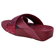 "As Is" FitFlop Lulu Crystal-Mix Metallic Cross