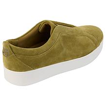 "As Is" FitFlop Rally Elastic Leather/Suede Slip-On Sneaker