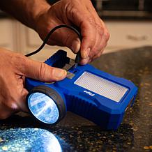 "As Is" Flipo Rechargeable Solar Work Lights - Set of 2  