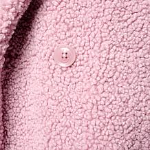 "As Is" G by Giuliana Black Label Knit Teddy Luxe Coat