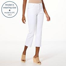 "As Is" G by Giuliana Black Label Mid-Rise EcoChic Denim Kick Crop ...