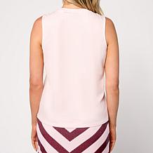 "As Is" G by Giuliana Black Label Printed Jersey Knit Tank