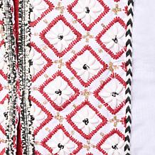 "As Is" G by Giuliana Black Label Woven Beaded Eyelet Jacket