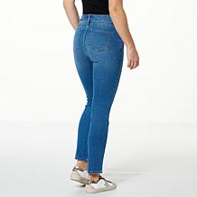 "As Is" G by Giuliana Button Fly Straight-Leg Jean