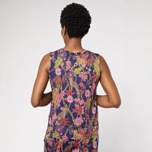 "As Is" G by Giuliana G-Knit Printed Sleeveless Tank