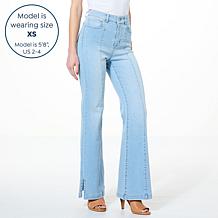 "As Is" G by Giuliana G-Soft Stretch Denim Mid-Rise Trouser