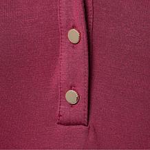 "As Is" G by Giuliana Knit Top with Puff Sleeves