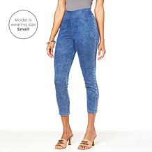 "As Is" G by Giuliana Retro Slim Crop Pant with Hide-and-Chic Waist...