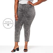 "As Is" G by Giuliana Retro Slim Crop Pant with Hide-and-Chic Waist...