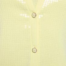 "As Is" G by Giuliana Sweater Cardigan with Clear Sequins