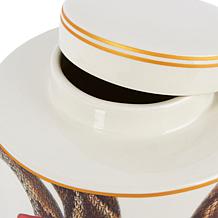 "As Is" G by Giuliana Tiered Stoneware Canisters 3-Piece Set 