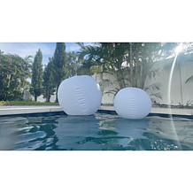 "As Is" GB Home & Garden Color Changing Floating Balls - 4-pack
