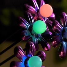 "As Is" GB Home & Garden Flower or Butterfly Solar Stakes - Set of 2