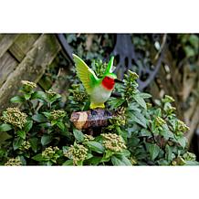 "As Is" GreanBase Solar Bird Stakes with Sounds - Set of 2