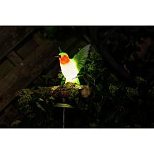 "As Is" GreanBase Solar Bird Stakes with Sounds - Set of 2