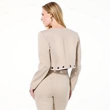 "As Is" GREY by Jhoan Sebastian Grey 3-in-1 Ponte Blazer