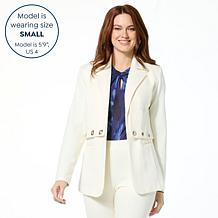 "As Is" GREY by Jhoan Sebastian Grey 3-in-1 Ponte Blazer
