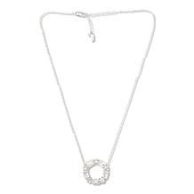 "As Is" Herkimer Mines "Diamond" Quartz  Endless Circle 18" Necklace