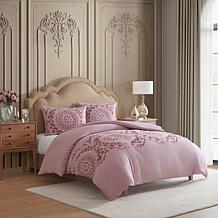 "As Is" Highclere Castle Aubrey 3-piece Duvet Cover Set - Full/Queen