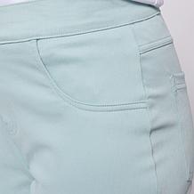 "As Is" HUE Classic Denim Capri Pant