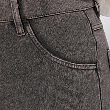 "As Is" HUE Classic Stretch Denim Baby Bootcut Pant