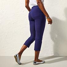 "As Is" HUE Everyday Stretch Knit Pull-On Capri Pant