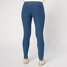 "As Is" HUE Fleece-Lined Denim Legging
