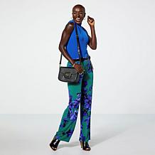 "As Is" IMAN Global Chic Leather Crossbody Bag