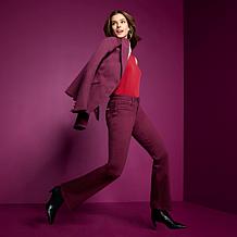 "As Is" IMAN Global Chic Perfect Fit 360 Slim Bootcut Jean