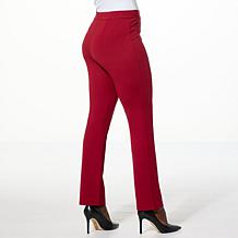 "As Is" IMAN Global Chic Straight Leg Ponte Pant