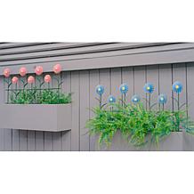 "As Is" Improvements 2-piece 16" Metal Flower Fence