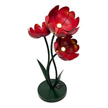 "As Is" Improvements 20" Flower Solar Lamp