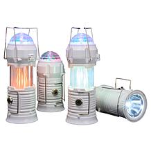 "As Is" Improvements 4-pack 4-in-1 Lanterns with Flame & Party Ligh...