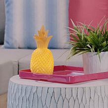 "As Is" Improvements 9" LED Resin Pineapple Lights - Set of 2