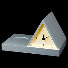 "As Is" Improvements Book Rest Clock w/Light and Storage 2-pack